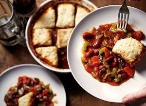 Mushroom dish with legumes image